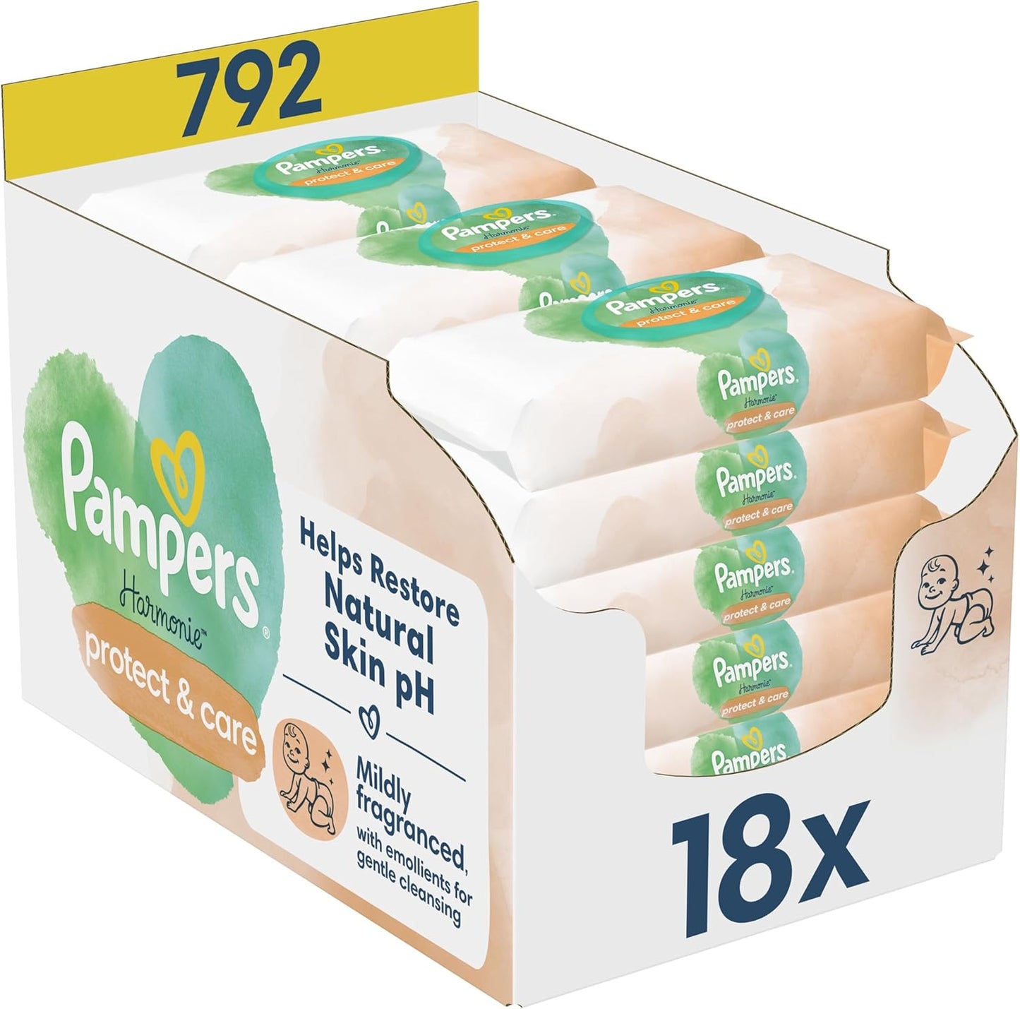 Harmonie, Unparfümiert 1 stück (18er Pack)