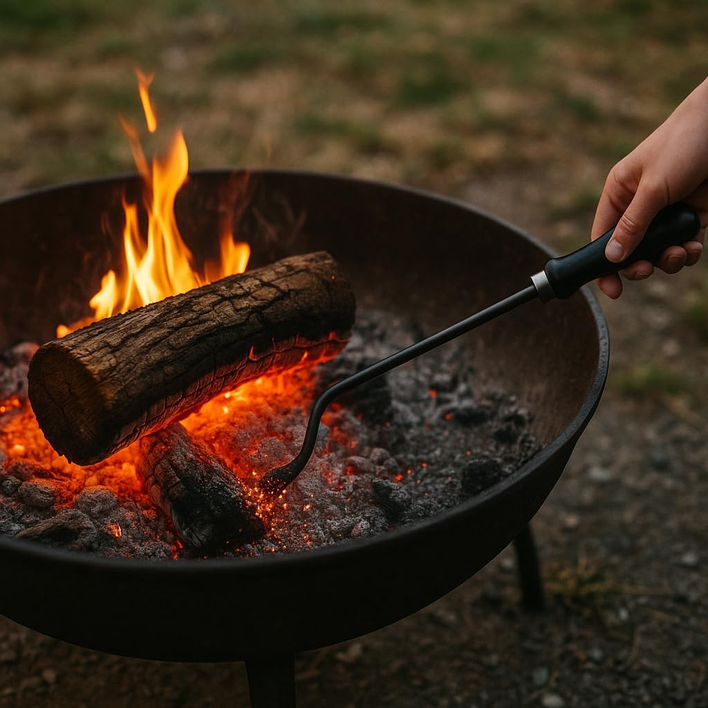Bügelstahlhaken für Kamin und Holzofen, 300 mm