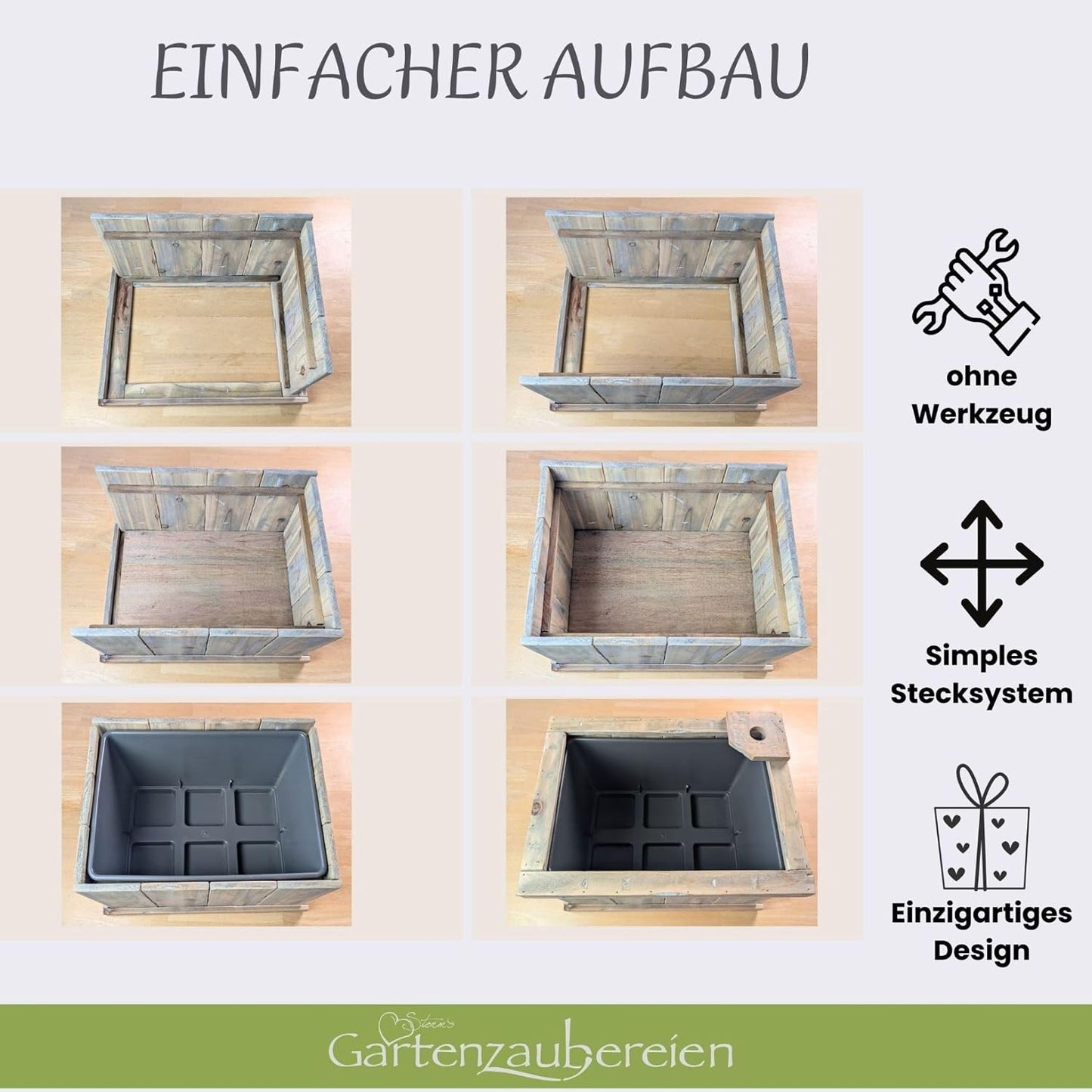 Miniteich-Set mit Solarpumpe & Wasserspeier