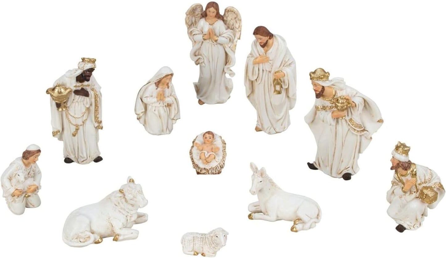 Krippenfiguren 11-teiliges Set, 11-teiliges Set