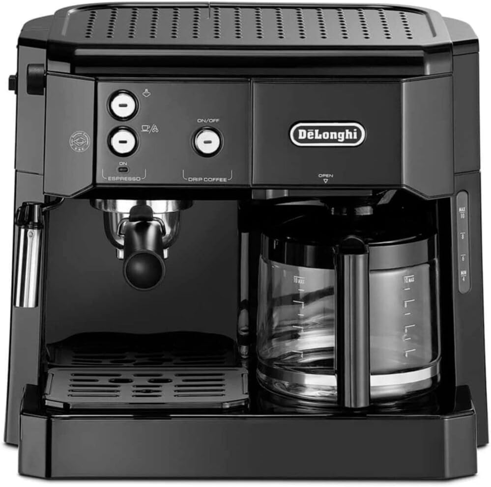 Kombi-Kaffeemaschine, Schwarz