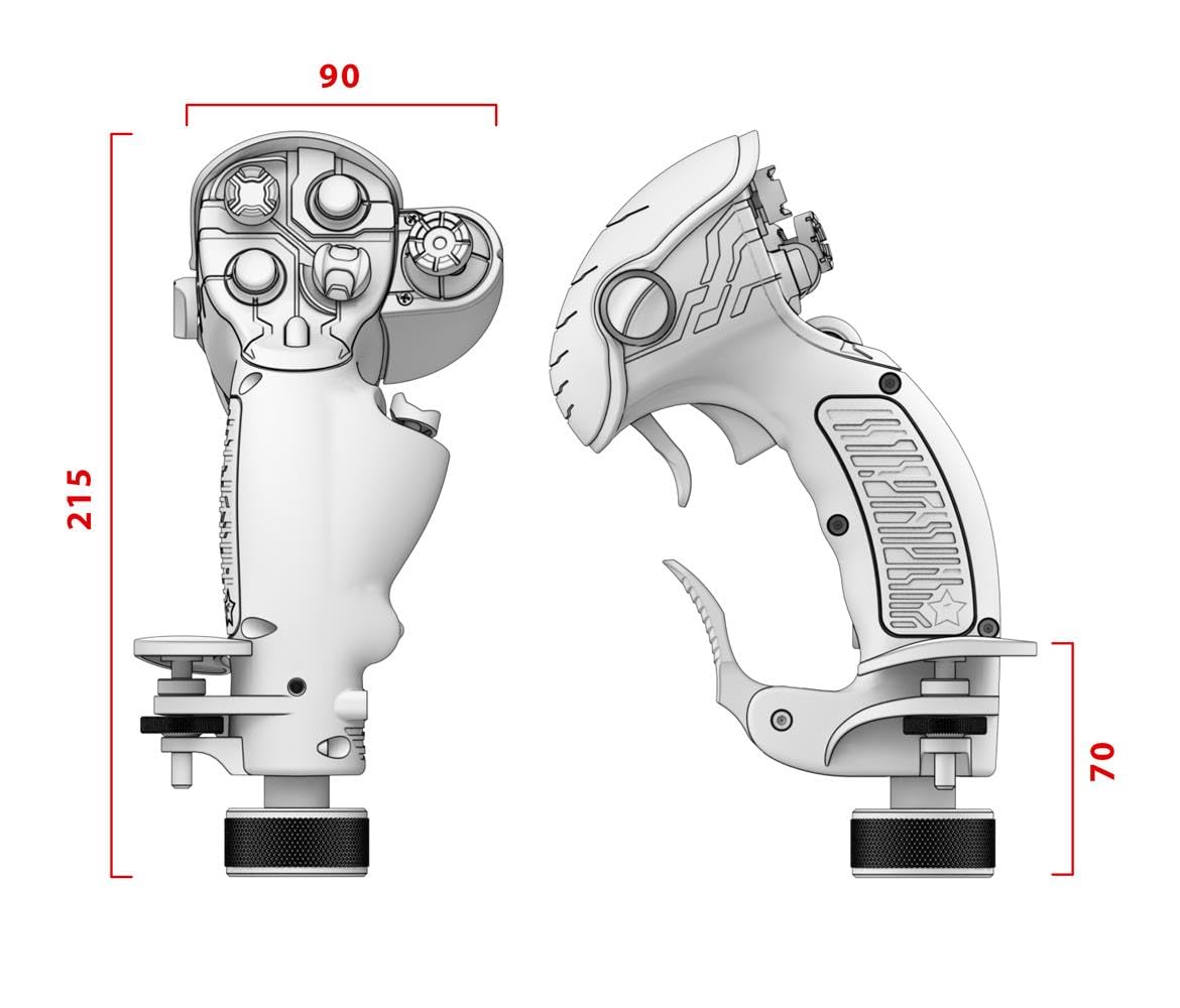 Constellation Alpha Prime Joystick VPC-009-01-L für Linkshänder, VPC-009-01-L