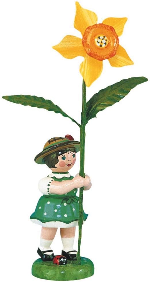 Blumenkind mit Narzisse