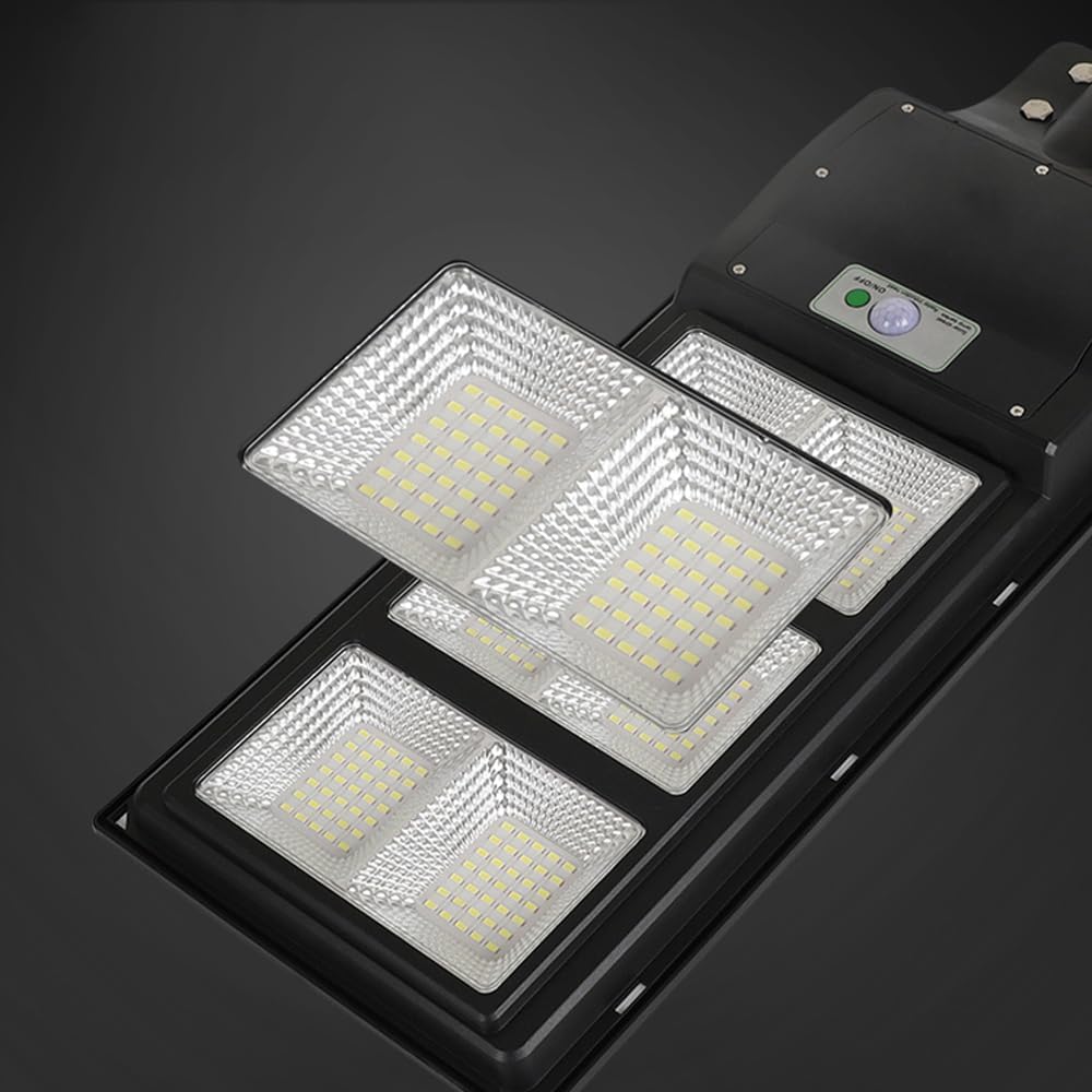 Solar Strassenlampe mit Bewegungssensor und Fernbedienung, 270 Kilowattstunden