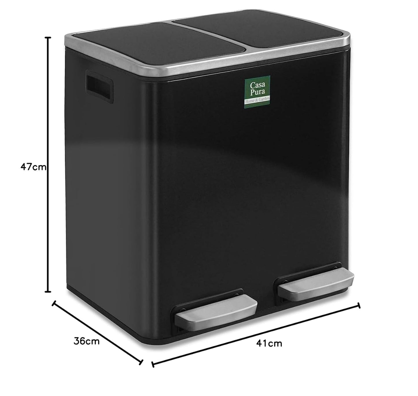 Felix 30 L, 2 x 15 Liter Schwarz