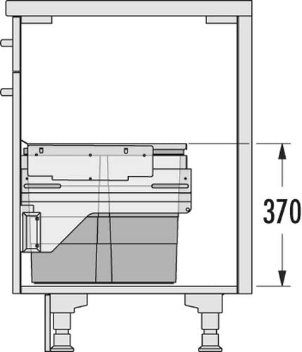 Einbau Abfallsammler 361086