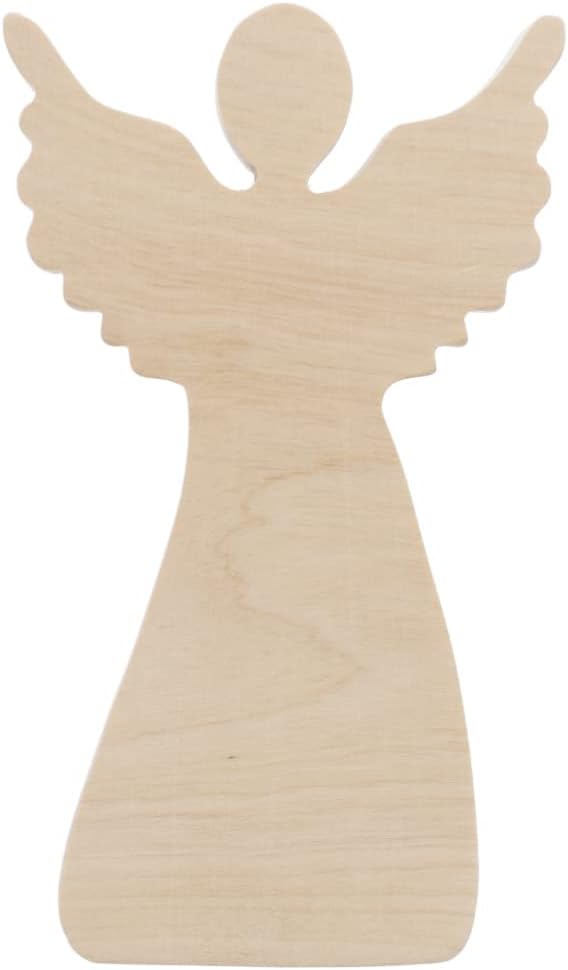 Deko-Engel 14 cm, Deko-engel aus Holz, 1
