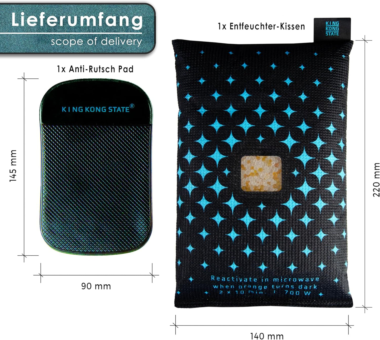 Luftentfeuchter für Autos, 1x 750g