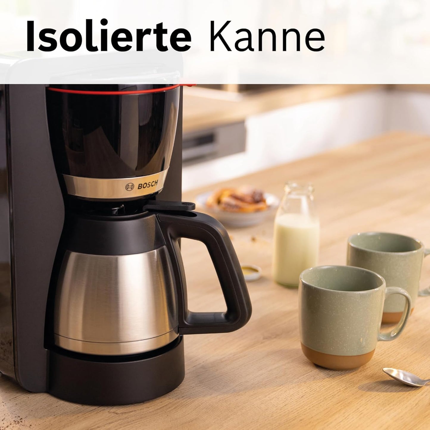 Filterkaffeemaschine MyMoment, Modern / Aromastufe / Schwarz / Edelstahl