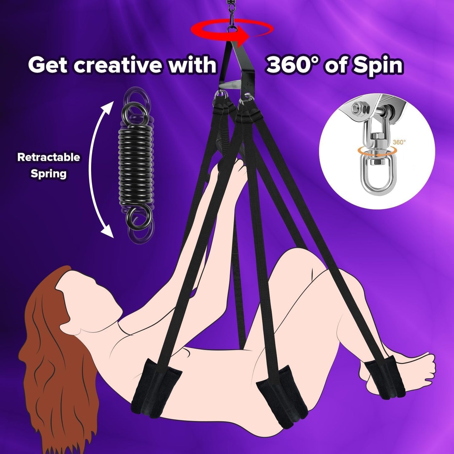 360° verstellbare Liebesschaukel
