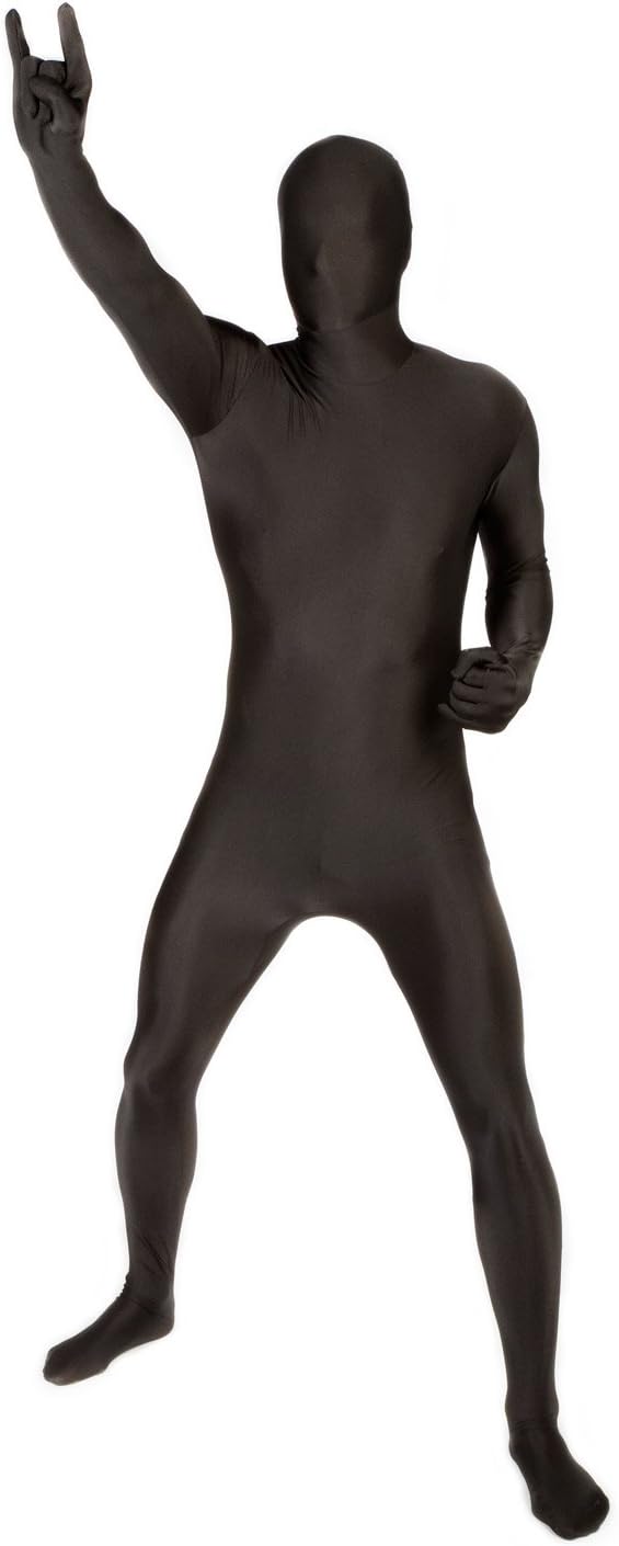 Ganzkörperkostüm für Herren, Schwarz / XL