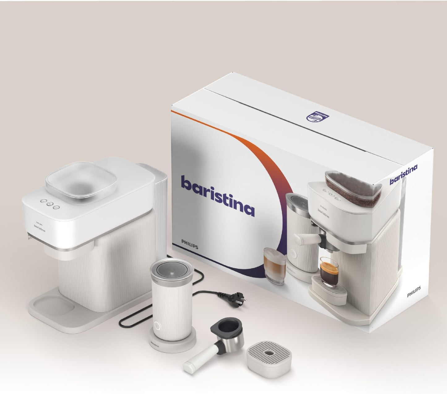 Espressomaschine & Milchaufschäumer-Set