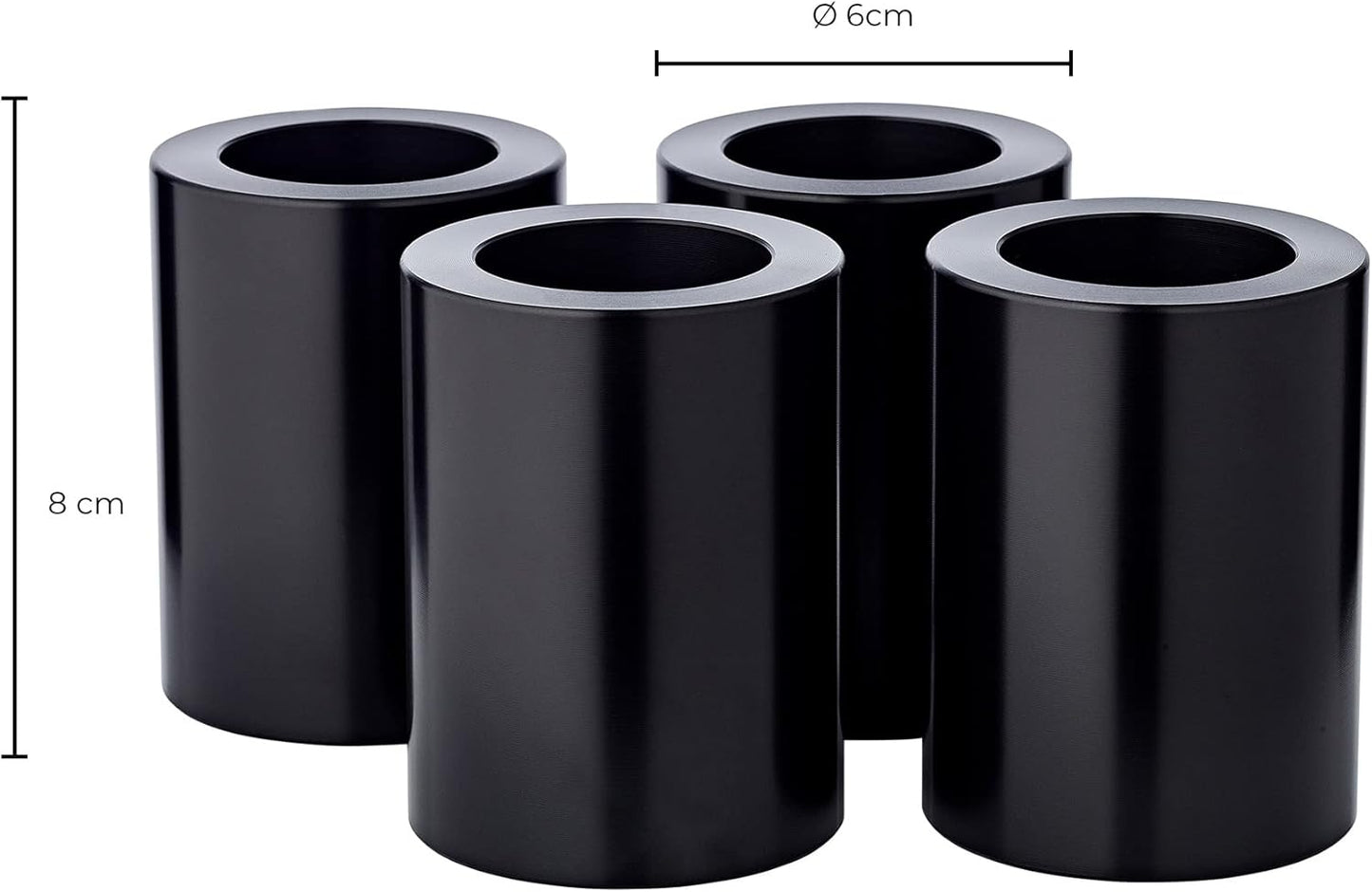 4er-Set Teelichthalter, 4er Set ø 6 cm