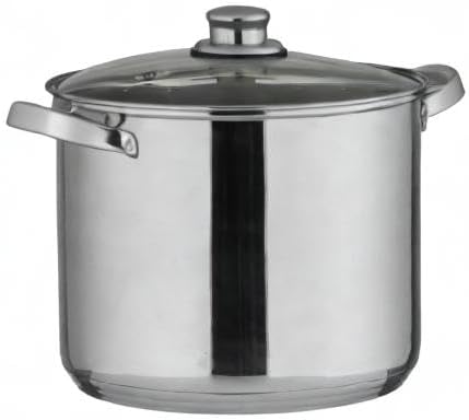 Universaltopf mit Glasdeckel, 10 Liter Volumen