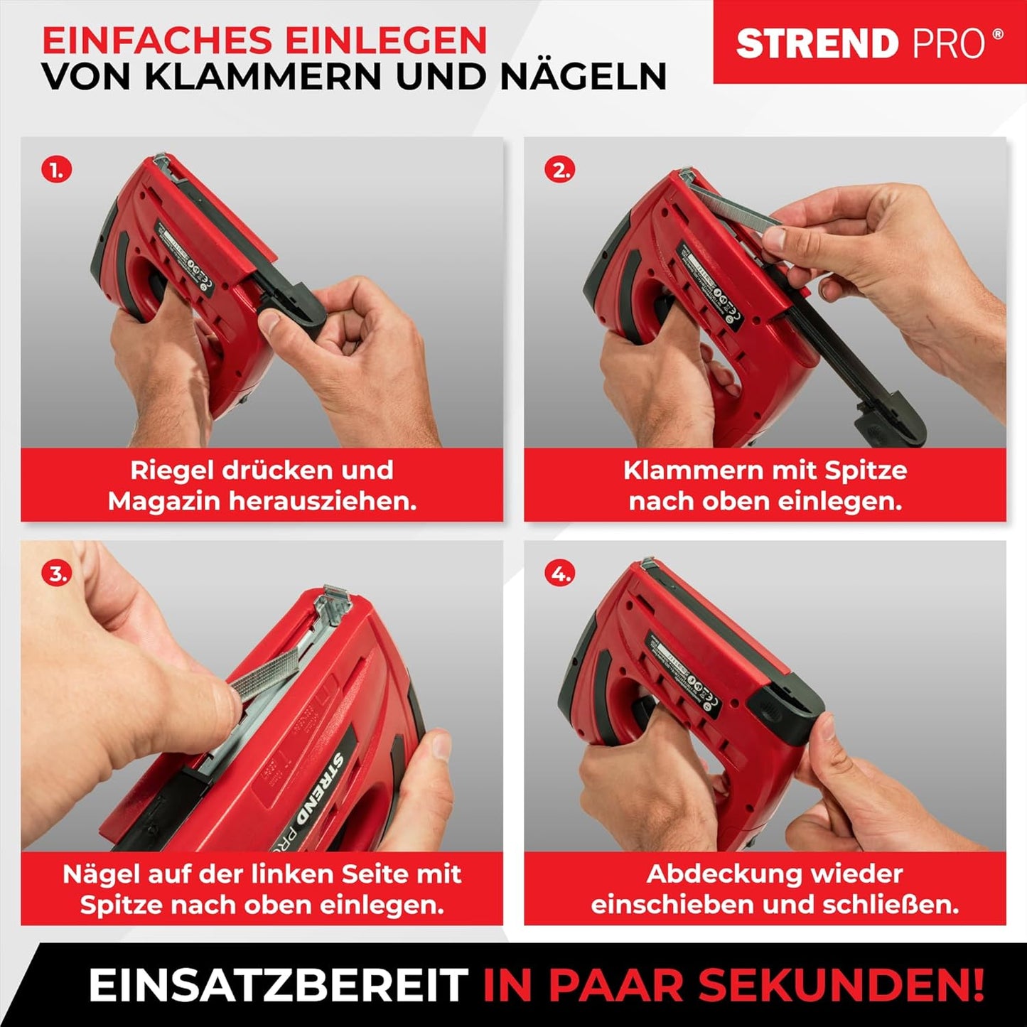 Elektrotacker mit Zubehör, Tacker Typ: KABEL