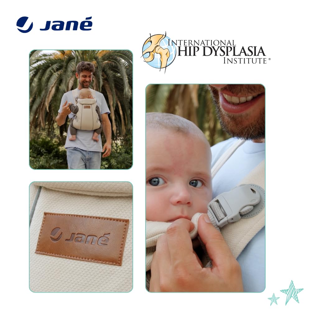 Ergonomische Babytrage Dual, bis 15 kg, 3 Positionen, Beige