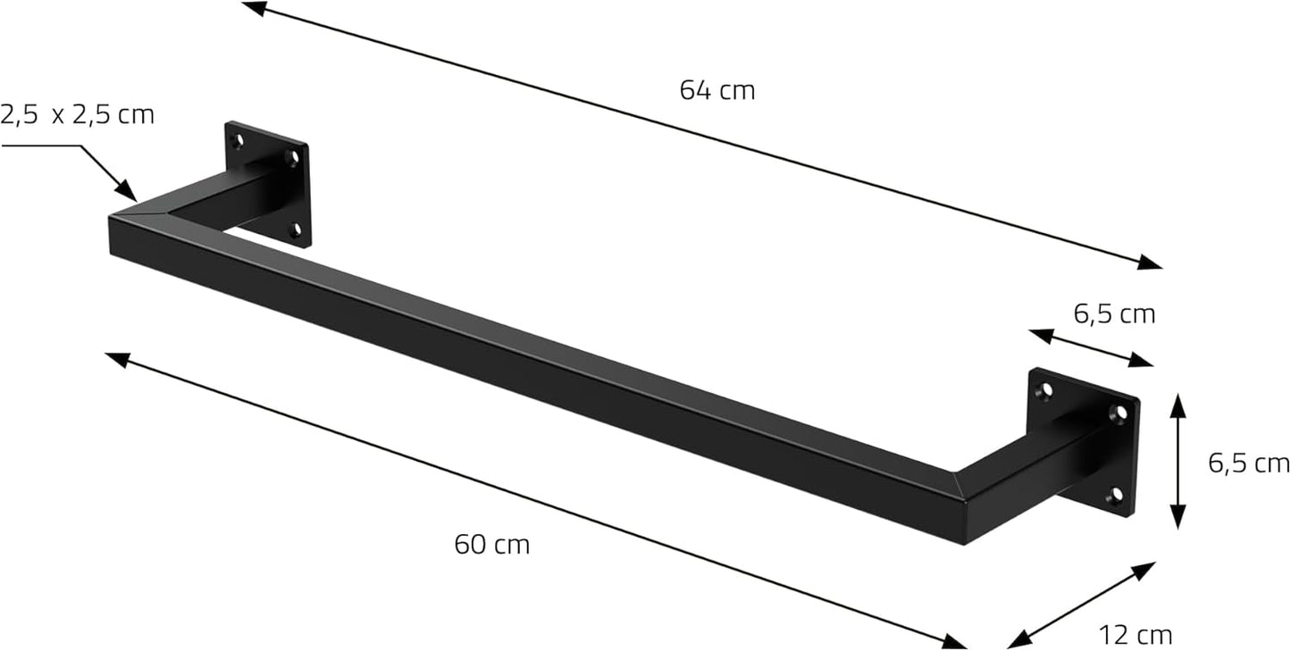 Kleiderstange, 1 T12cm x B60cm