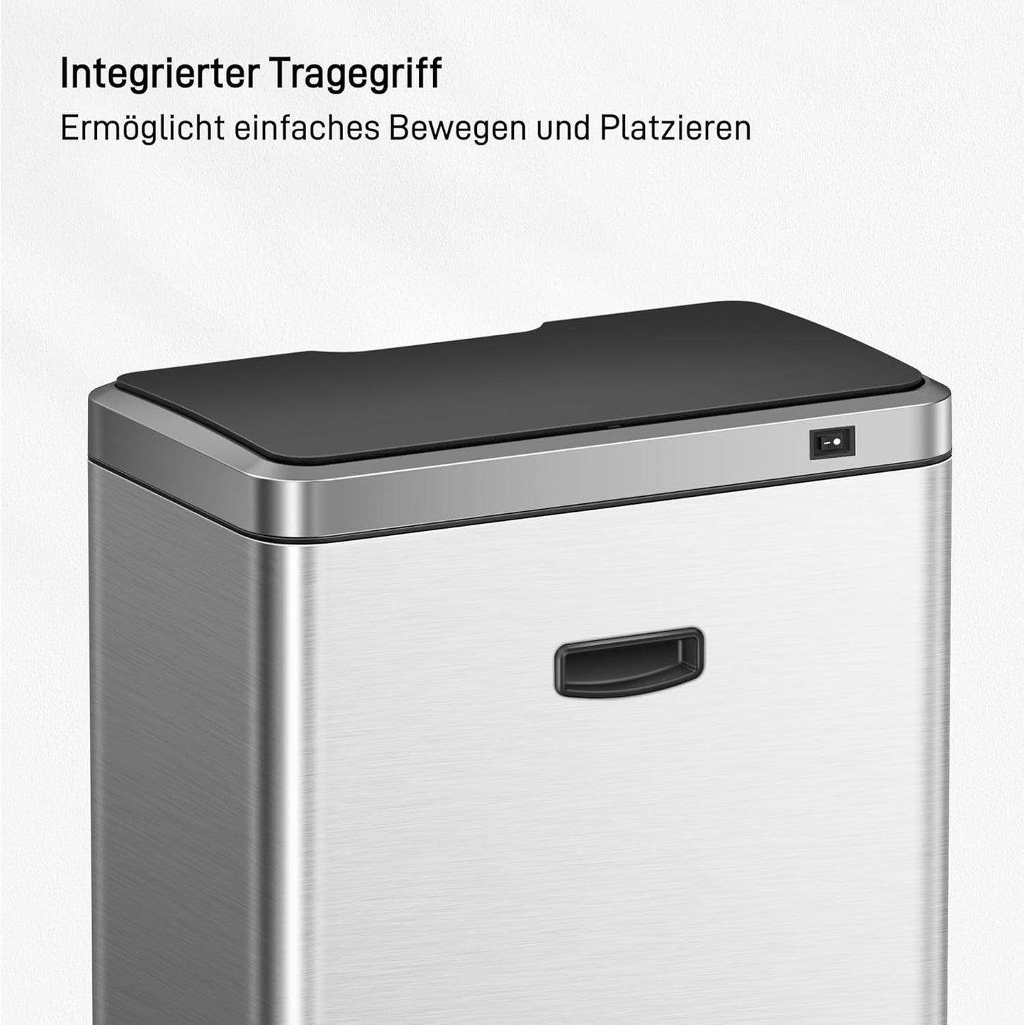 Mirage Mülleimer mit Sensor, 20+20 Liter