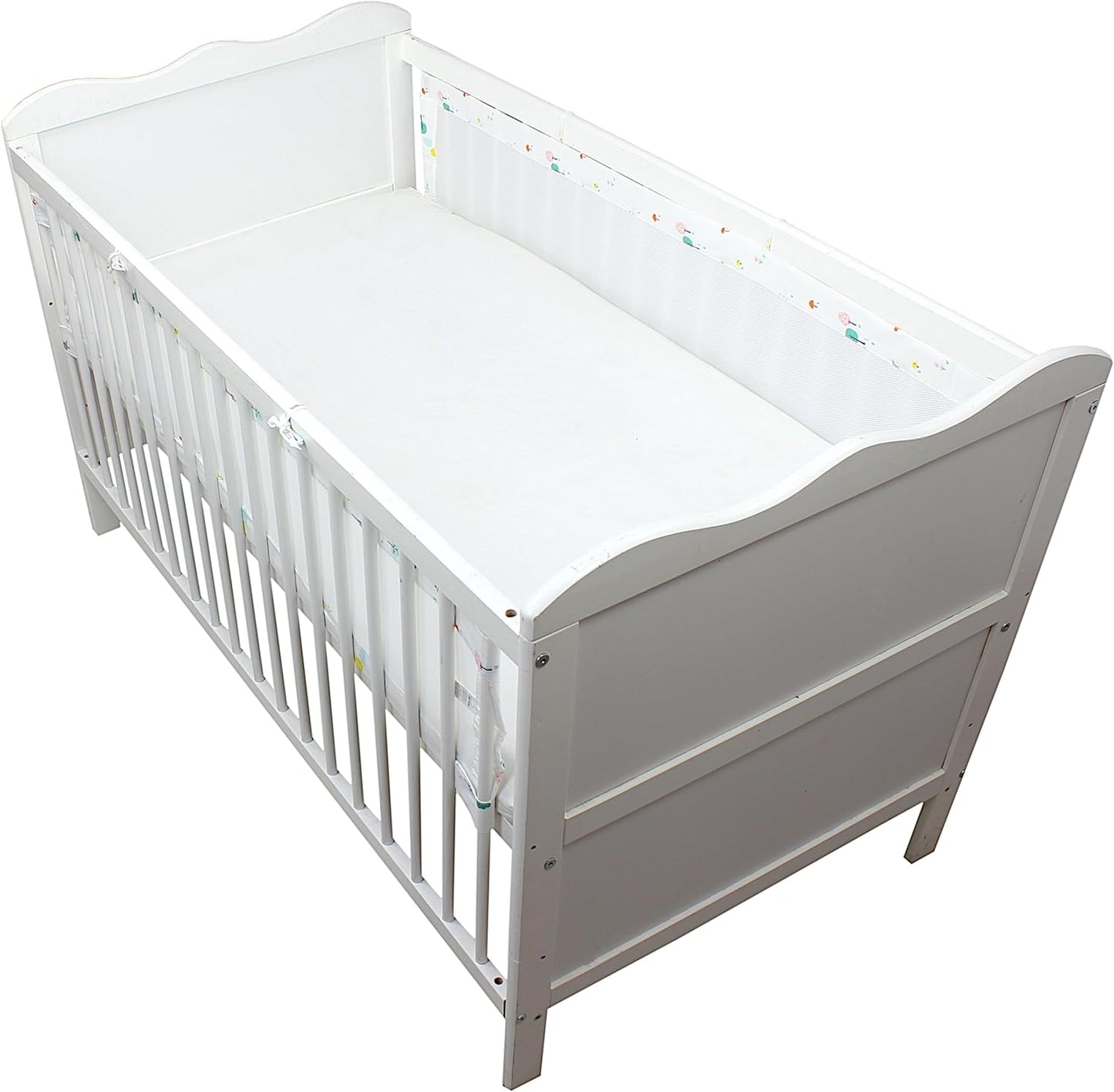 2er-Set Gitterstäbe Schutznetz 3D Mesh (2er Set) für Babybett, ca. 128 x 30 cm (für Babybett 140x70) Rentier