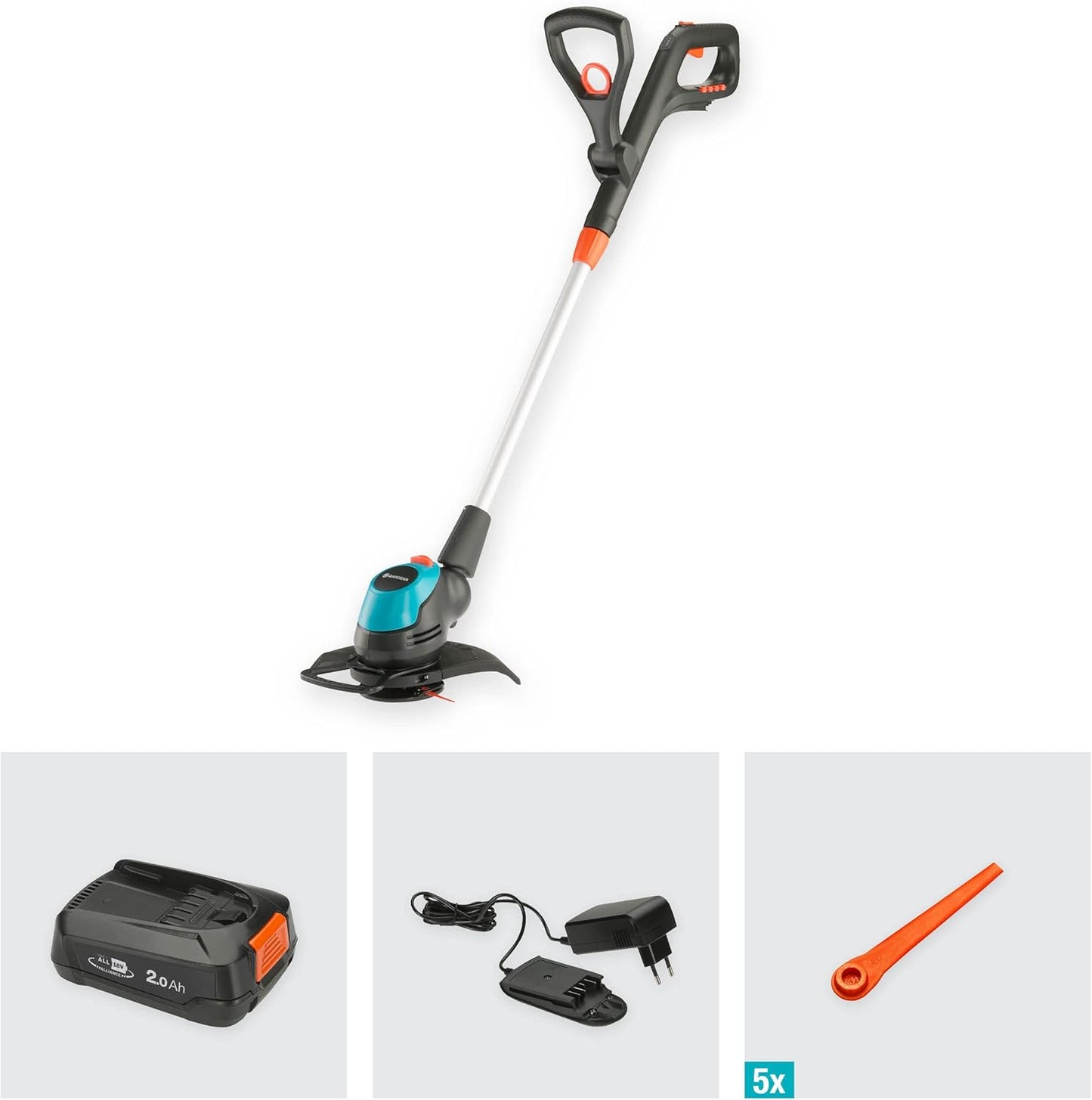 Akku-Rasentrimmer EasyCut 23/18V P4A Set, mit Akku