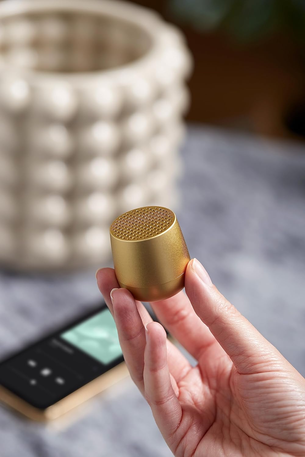 Bluetooth Lautsprecher Mino+, Hellgelb