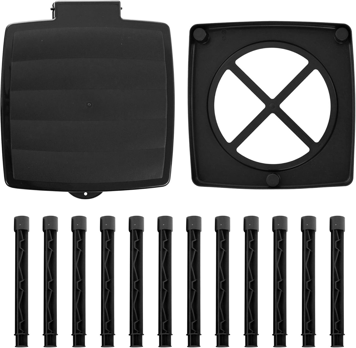3-teiliges Müllsackständer-Set, 3 Stück
