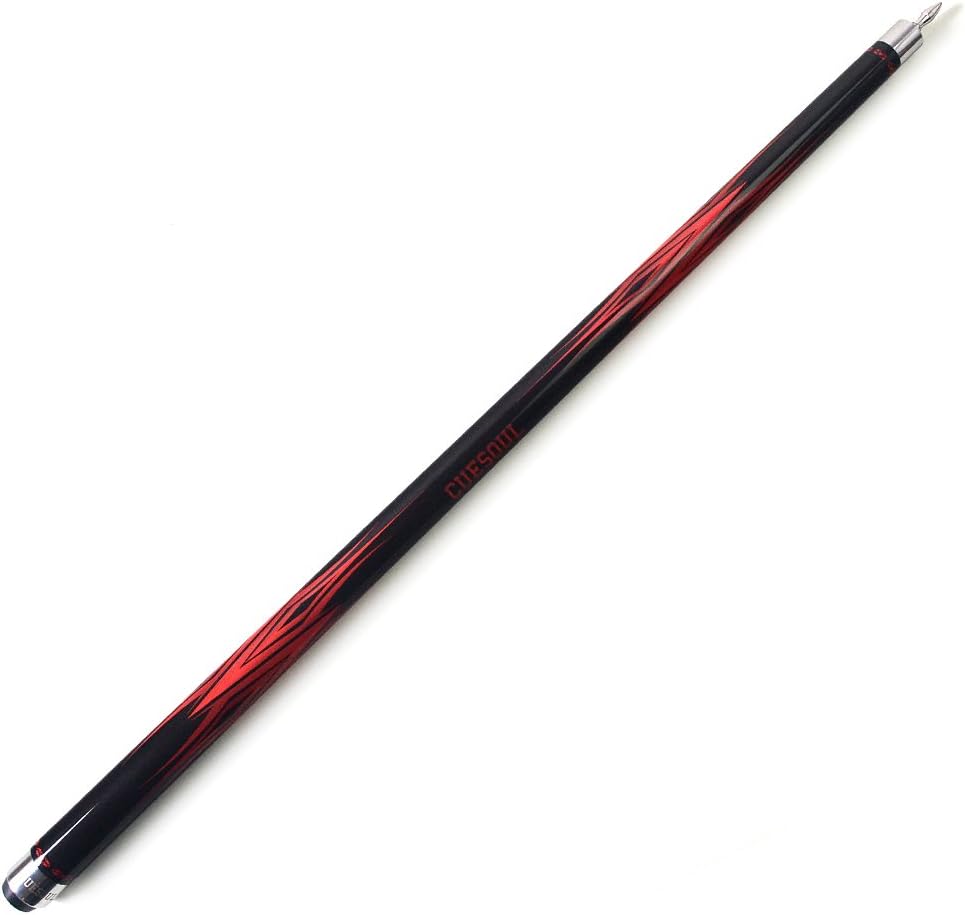 2-teiliger Billiard Queue, Schwarz 11.5mm