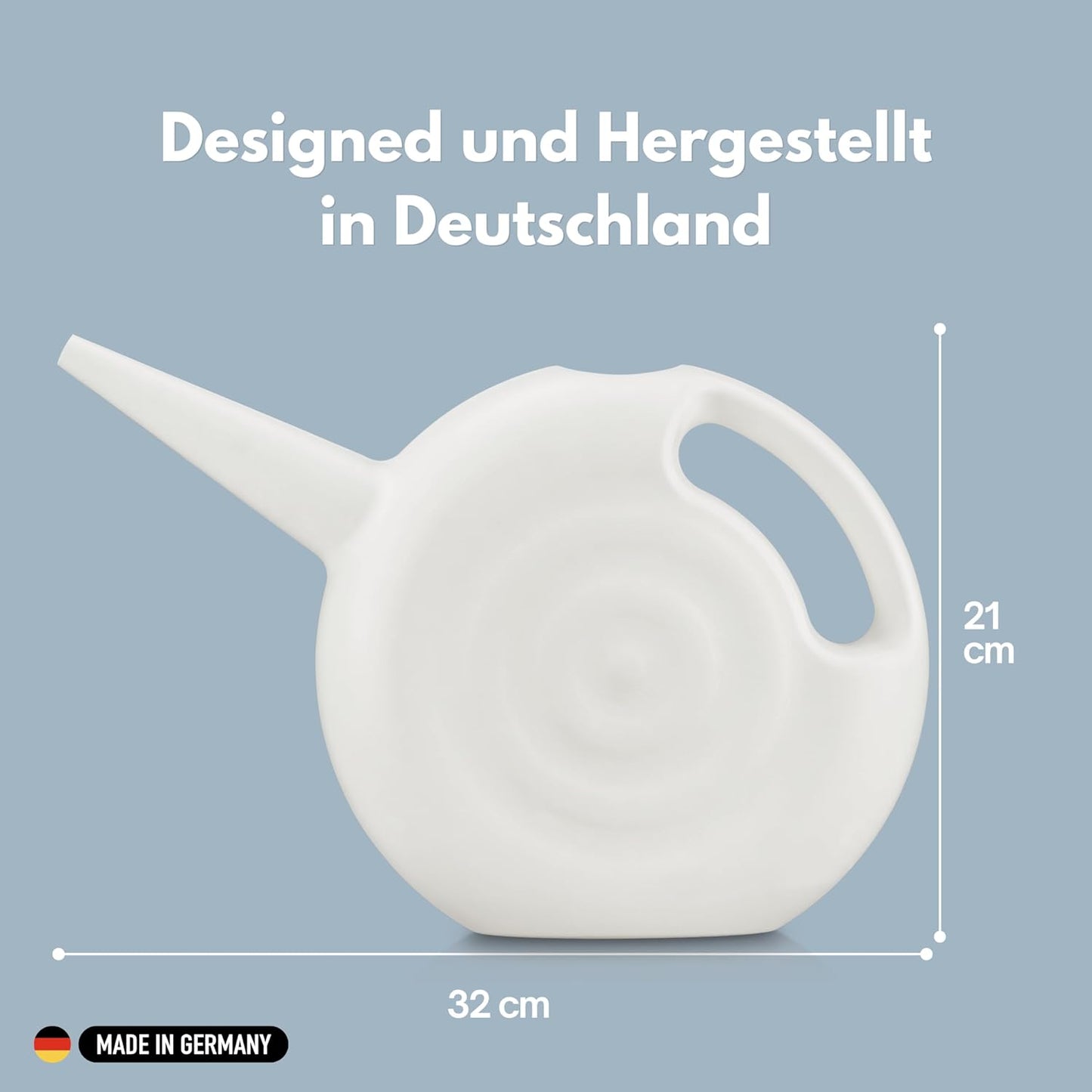 Zimmergiesskanne, Weiss