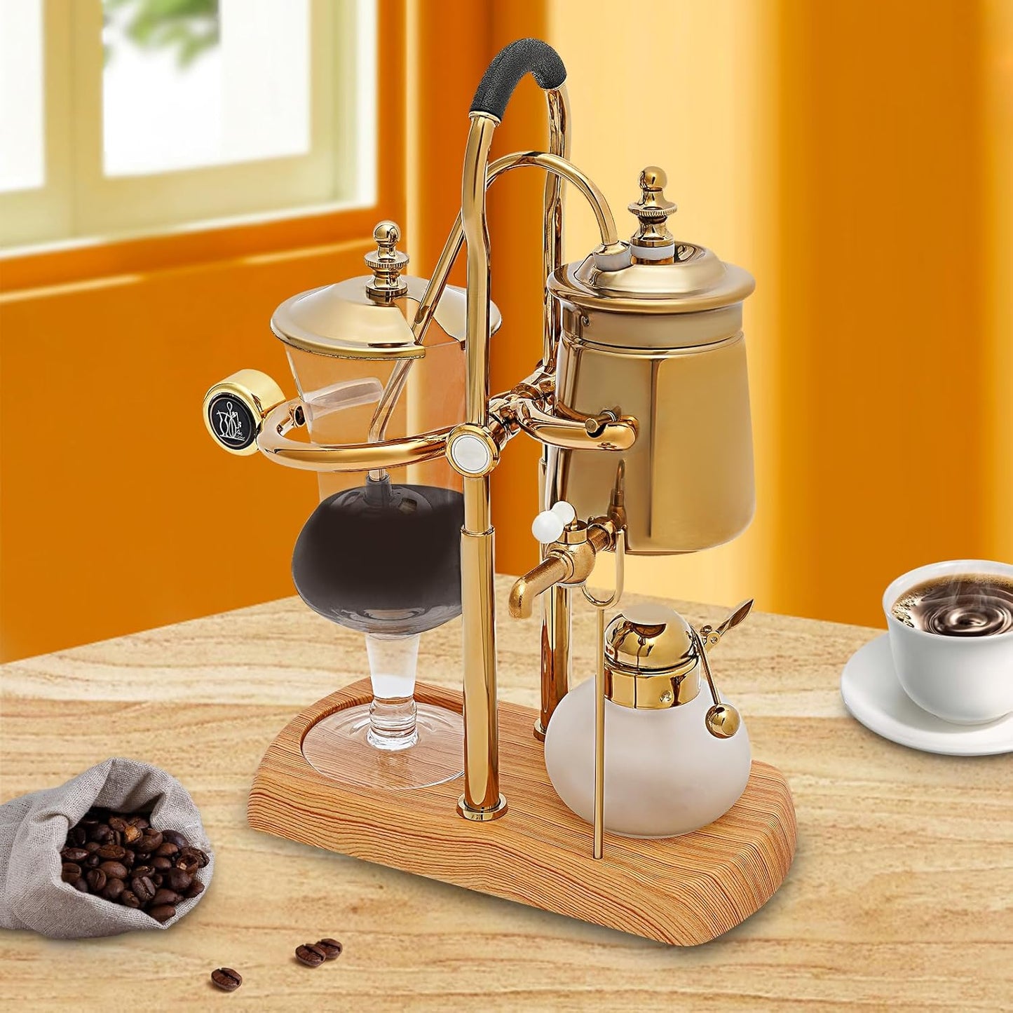 Vakuum-Kaffeebereiter mit 180° Drehhahn