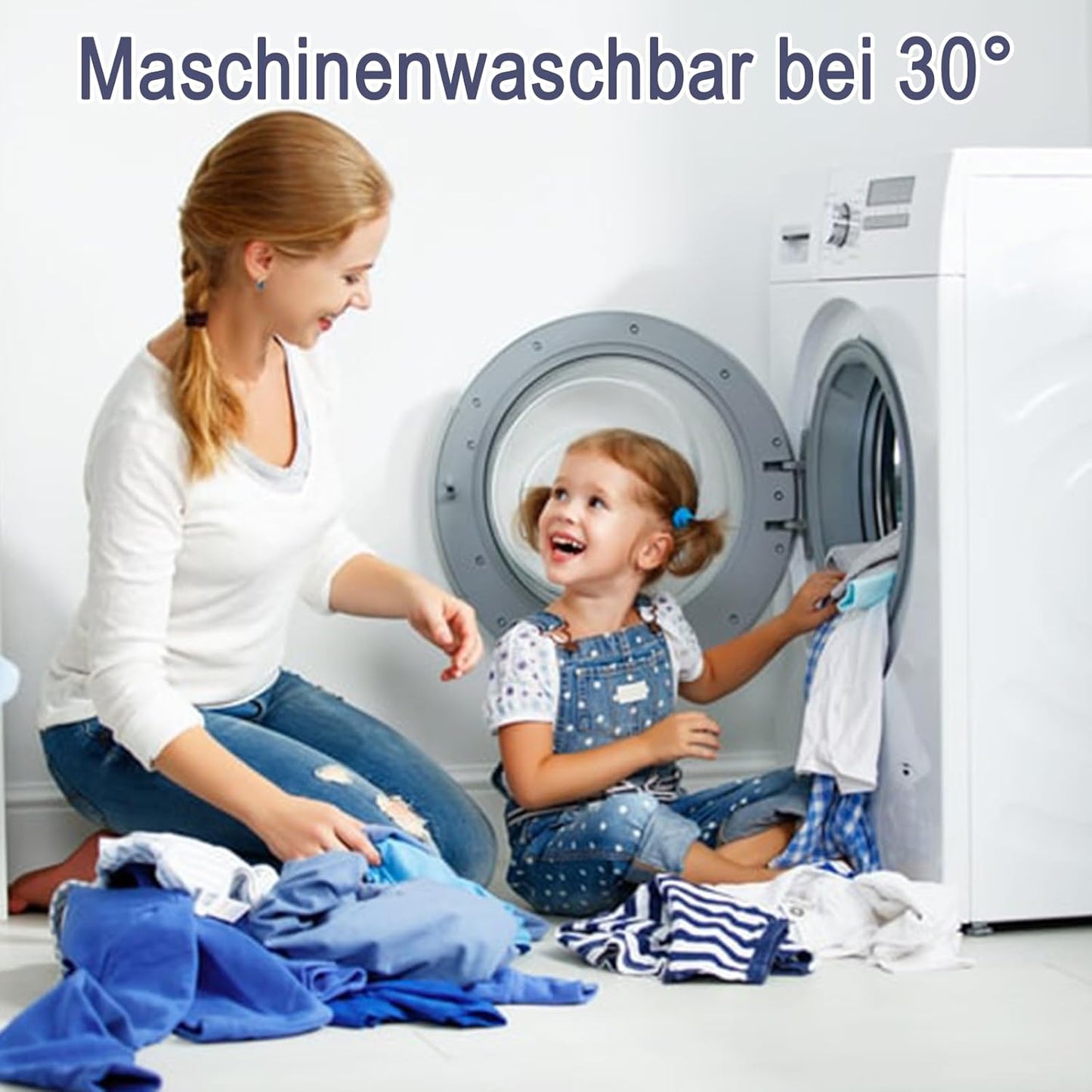 Betthimmel für Hausbett (2er Set), H270 x B67 cm (2er Pack) Weiß