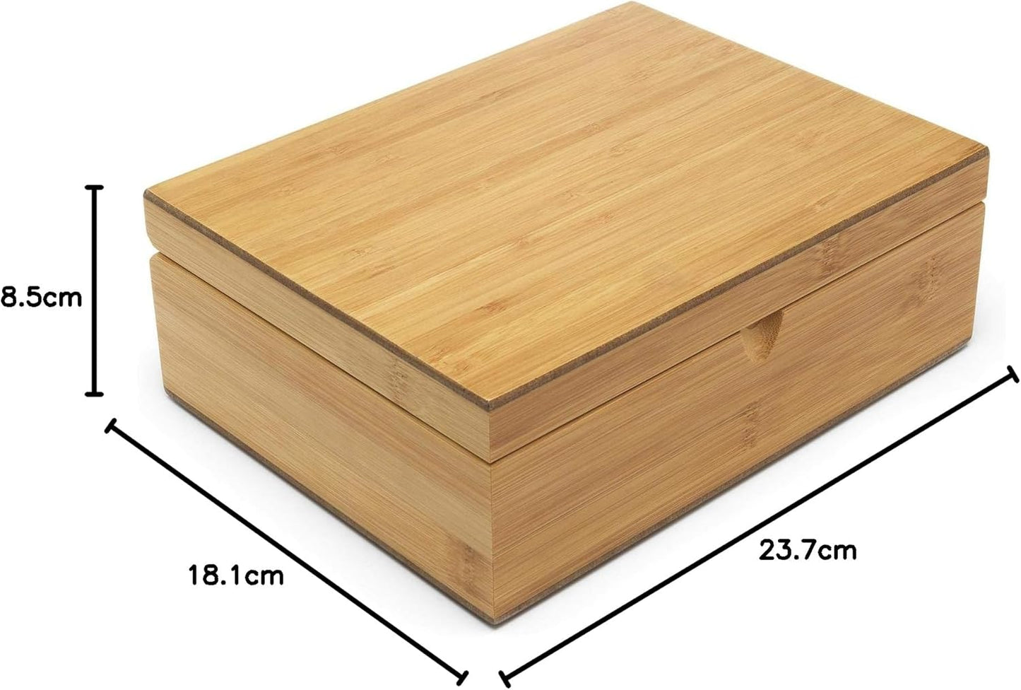 Teebeutelbox mit 4 Dosen & Teemasslöffel