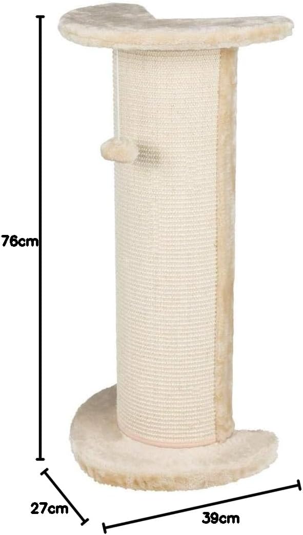 Kratzsäule Lorca, 75cm beige