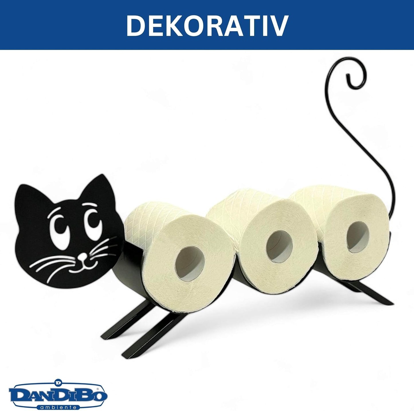 Toilettenpapierhalter Katze