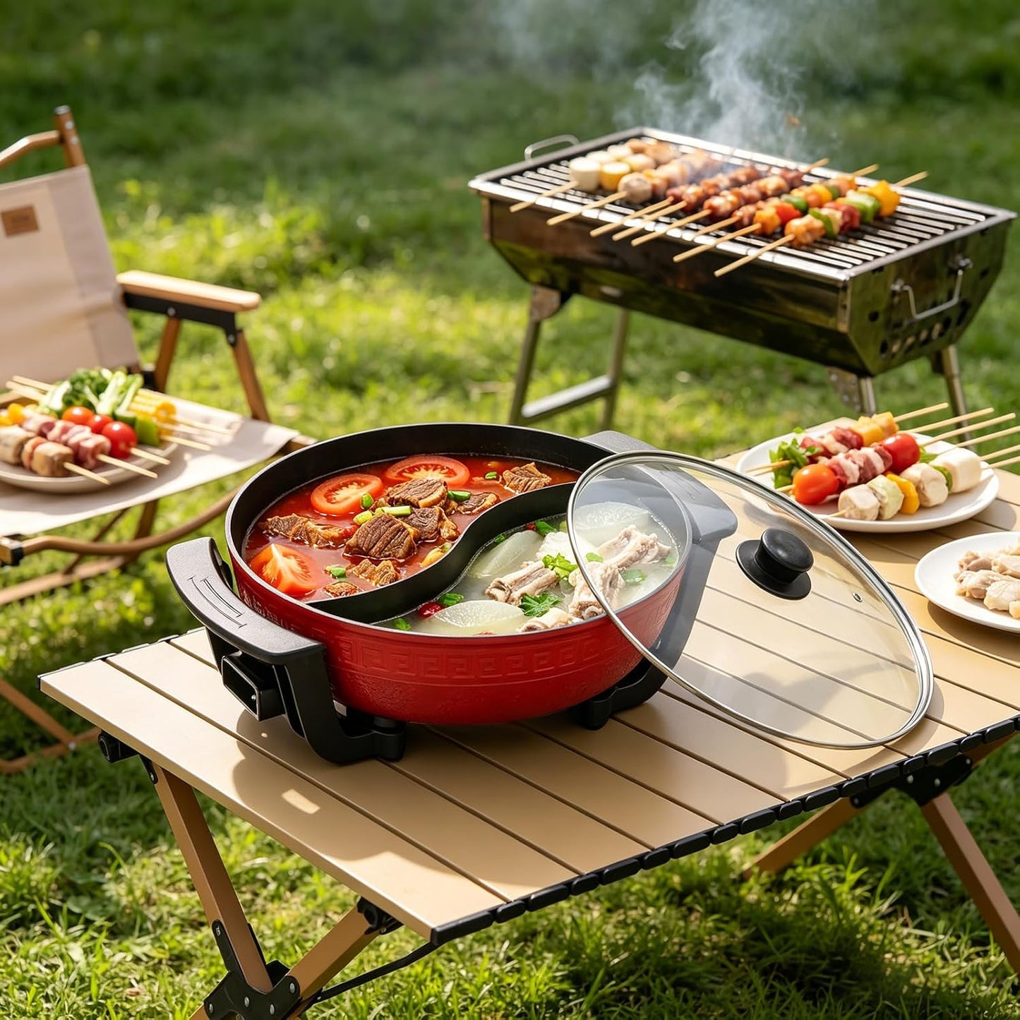 Elektrischer Hotpot mit Antihaftbeschichtung