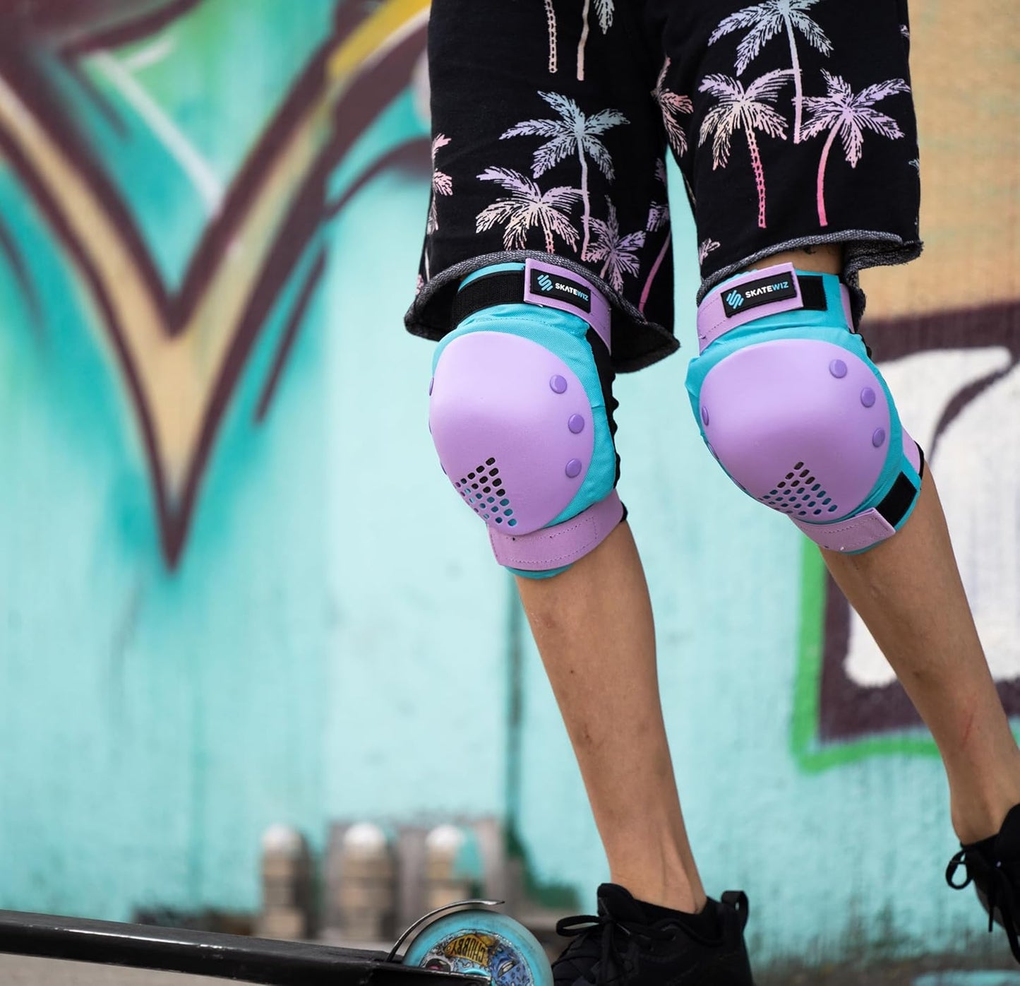 Schoner Set, M/L - Kids/Teens Blau Violett