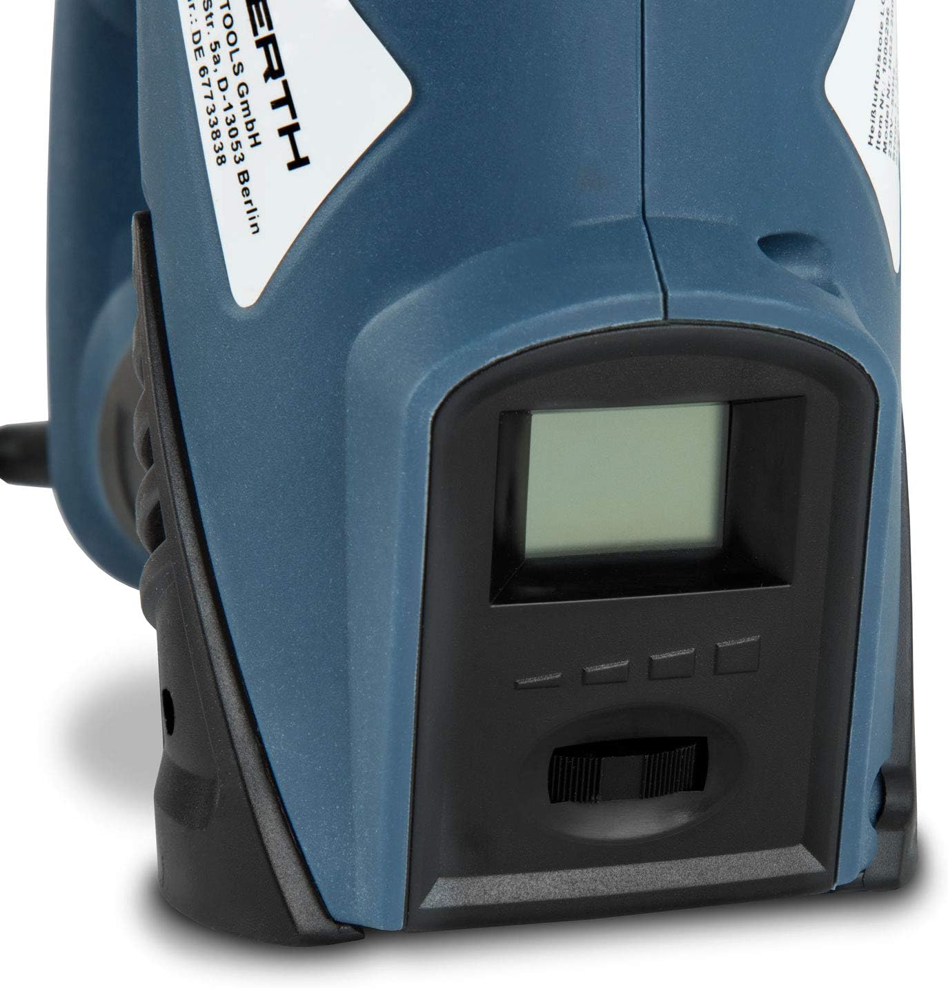 Heissluftgebläse, Heissluftpistole 2000W LCD mit Zubehör