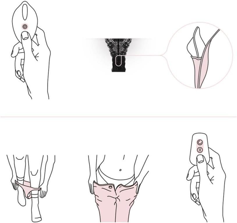 Kabelloser Paar-Vibrator mit Fernsteuerung, Panty