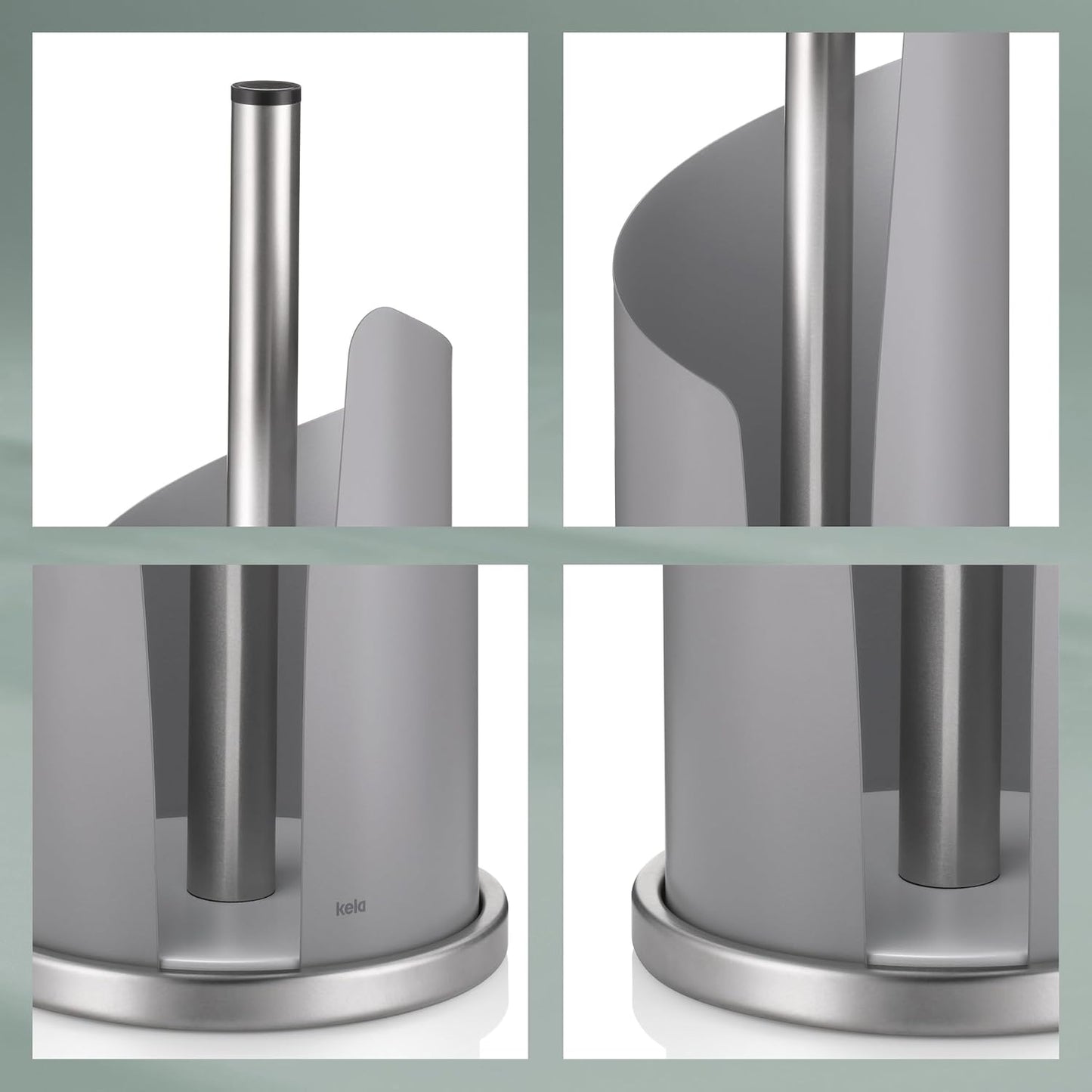 Küchenrollenhalter Stella, Grau