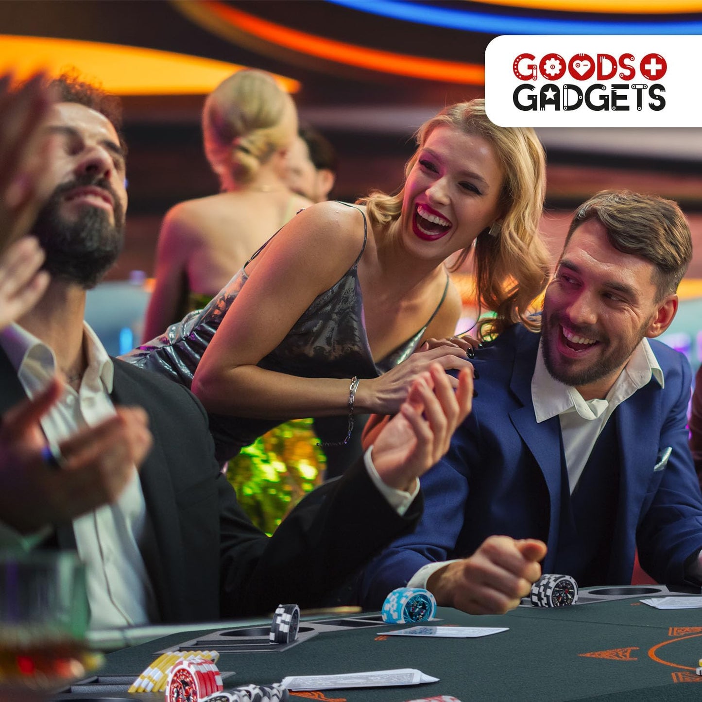 Profi-Pokerset im Alu-Koffer, Schwarz 300 Chips