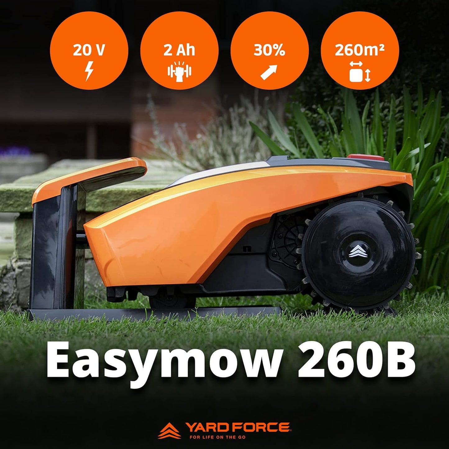 EasyMow 260B, 260 qm Bluetooth