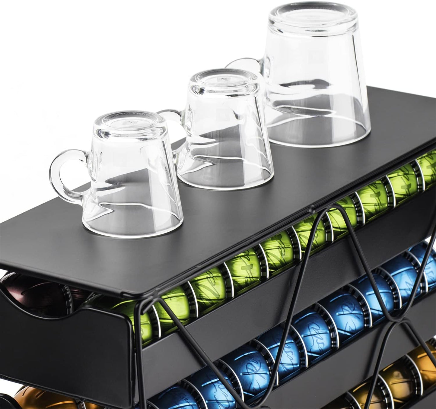 Kaffeepads Halter für Nespresso Vertuo, 3 Tier