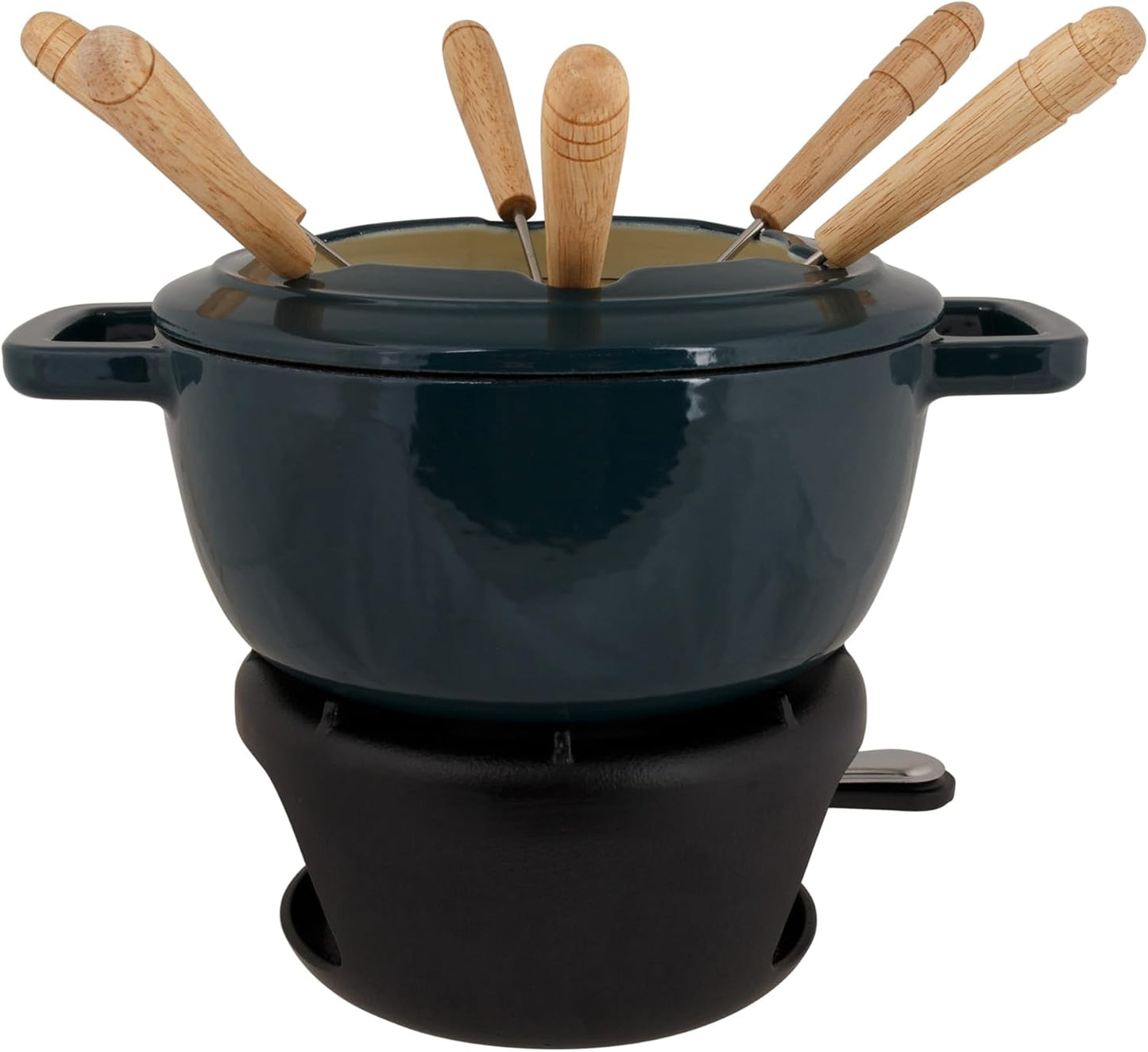 7688454 Fontestic Fondue Set, Green Heron
