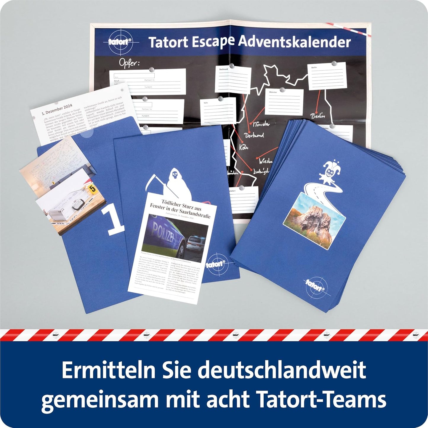 Tatort Escape Adventskalender: Niemals vergessen, niemals vergeben