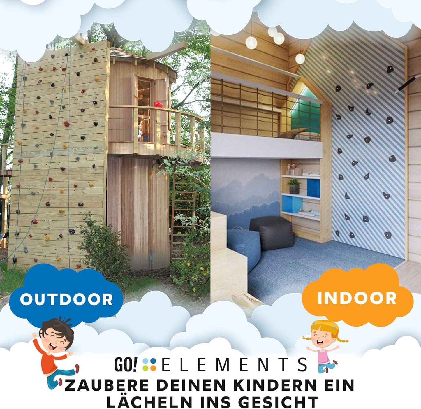 Klettersteine, Mehrfarbig, 25 Stück