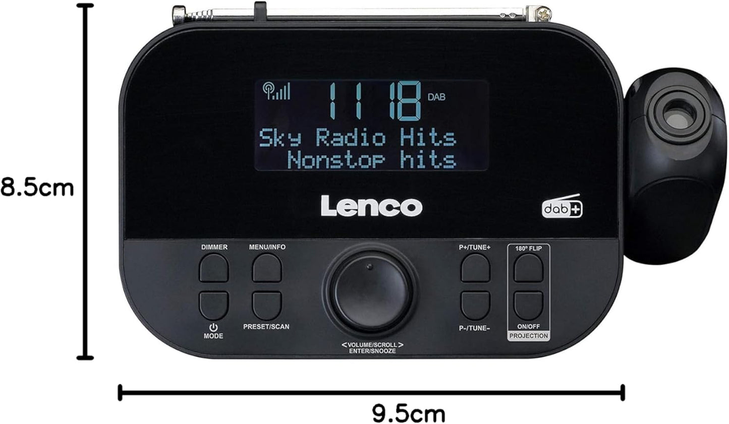 CR-615 DAB+ Projektionswecker mit Uhrenradio und Weckfunktion
