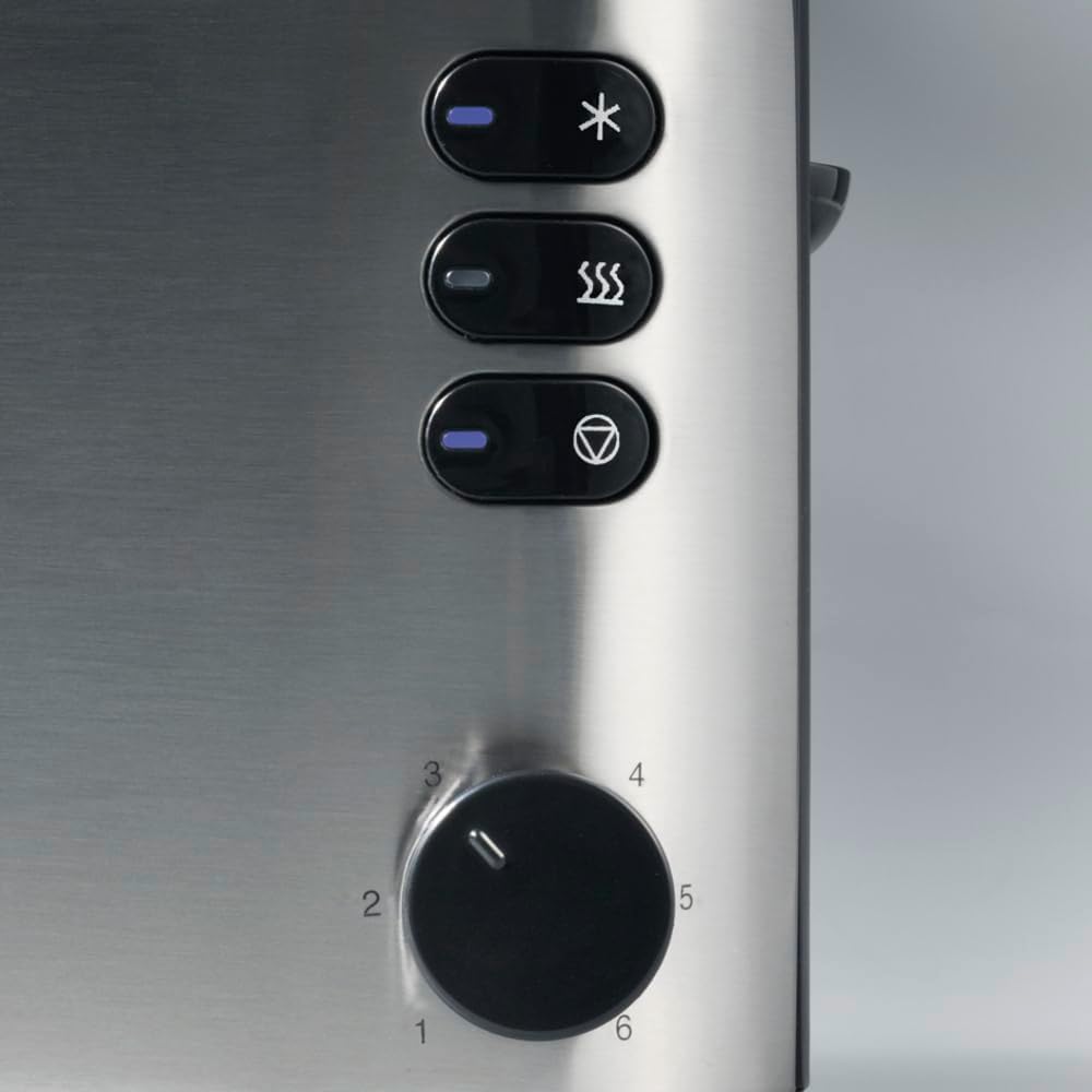 Automatik-Langschlitztoaster mit Brötchenaufsatz, 1 Langschlitz-Röstkammern ; Single