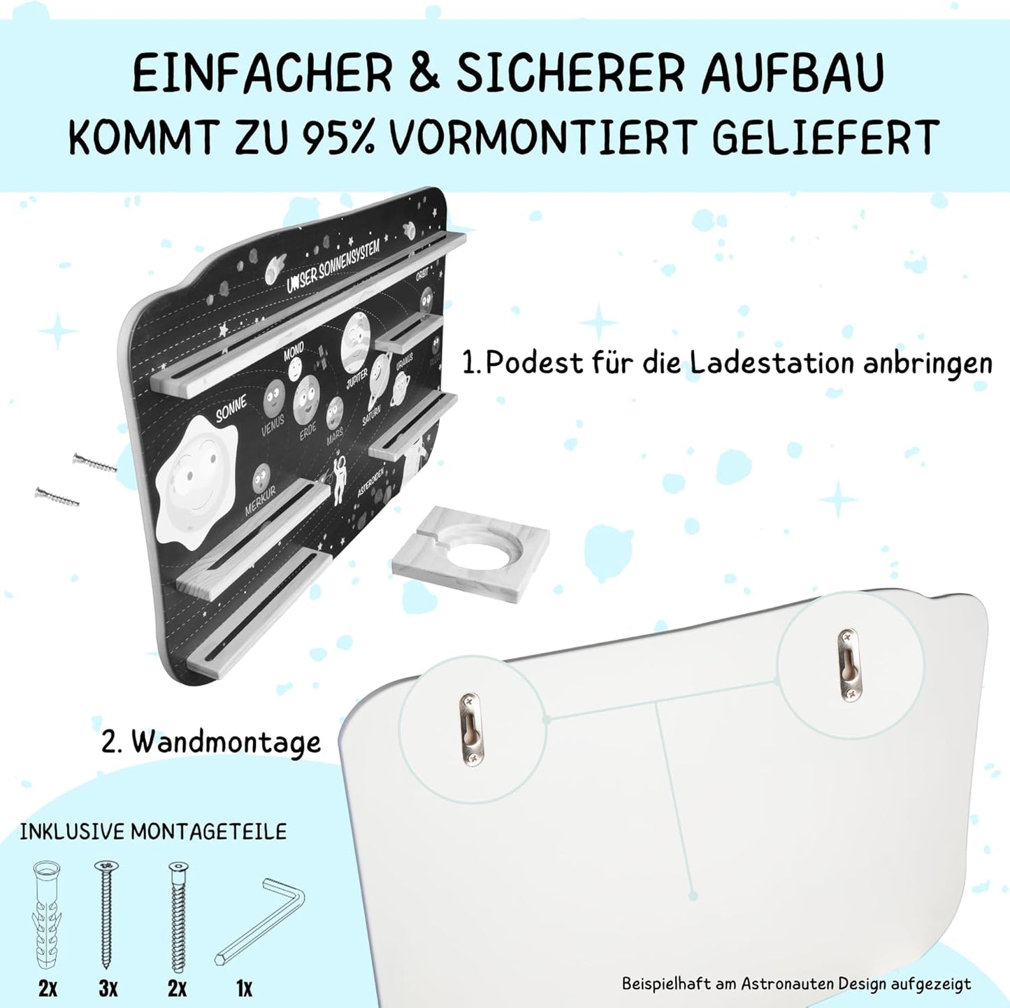 Toniebox Regal Weltkarte, Weltkarte