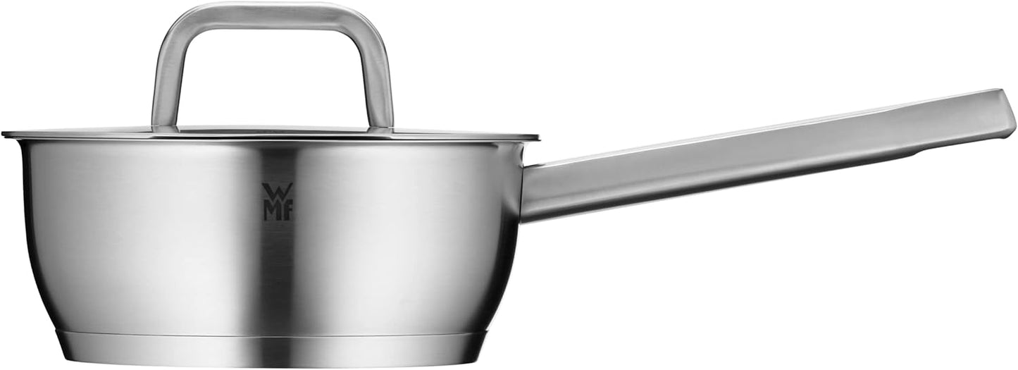 Kochtopf Set stahlgrau, Topf + Stielkasserolle