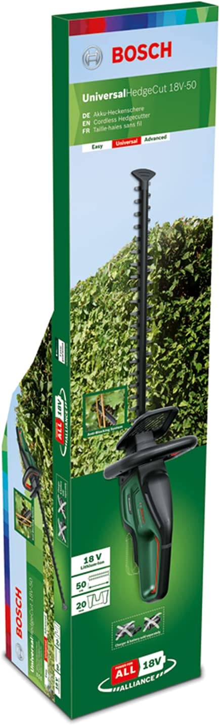 Akku-Heckenschere UniversalHedgeCut 18V-50 solo, Heckenschere | Ohne Akku Neues Design | Classic Green