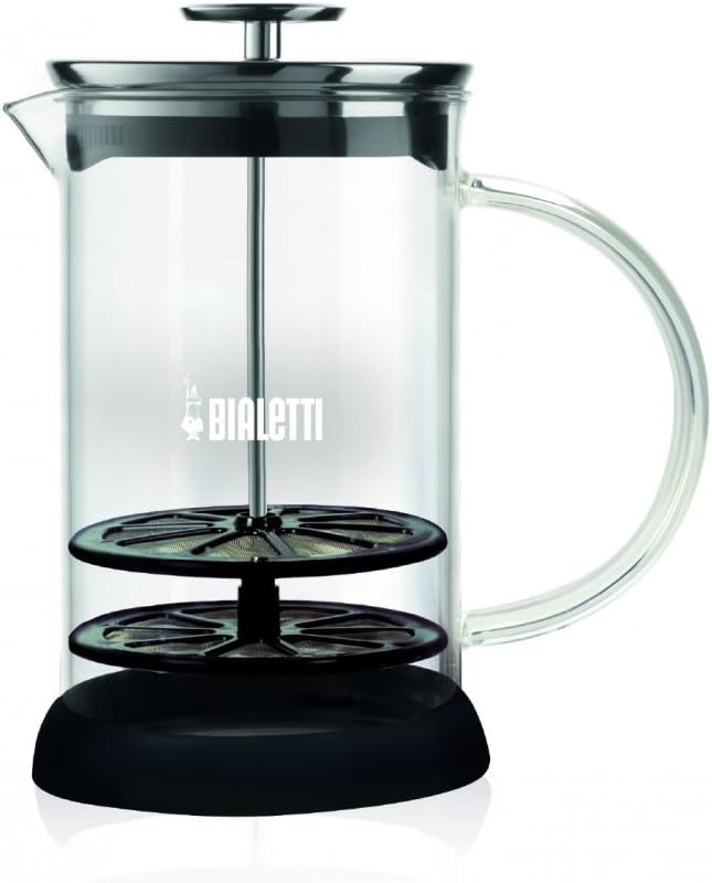 Milchschäumer, Schwar/Transparent Single